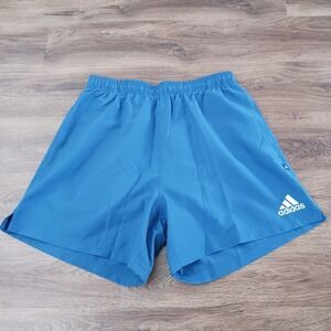Adidas Blue Mesh Lined Men's Bathing Suit Shorts Size‎ L Large